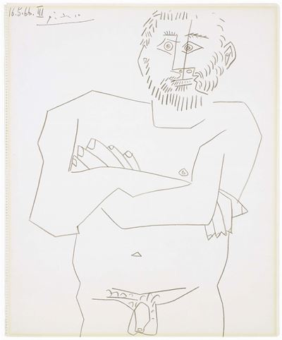 Homme Nu Debout
