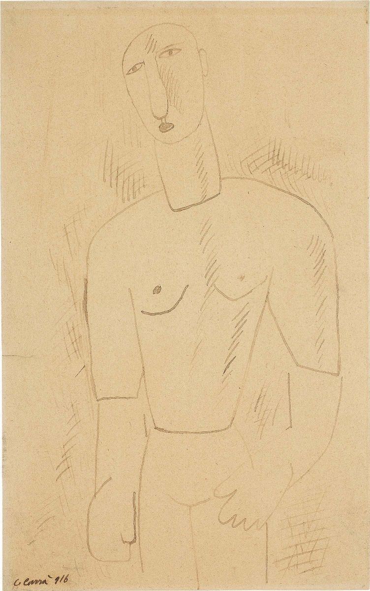 Carlo Carrà - Boxeur VIII