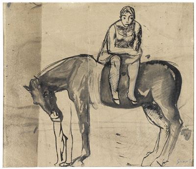 Figura Femminile a Cavallo