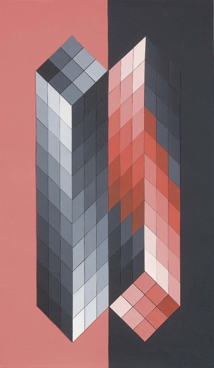Victor Vasarely - Tridim-g
