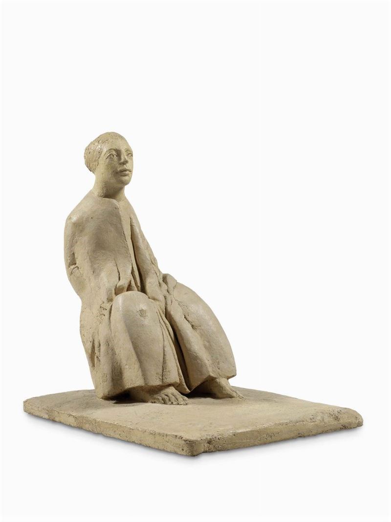 Giuliano Vangi - Figura Seduta