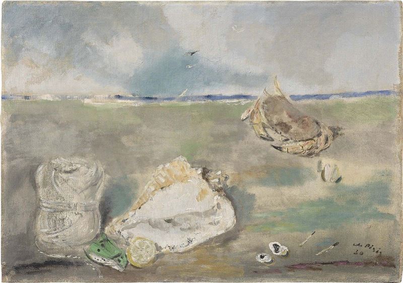 Filippo De Pisis - Natura Morta Marina