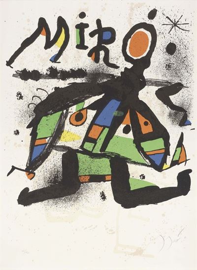 Manifesto per L'esposizione «miró»