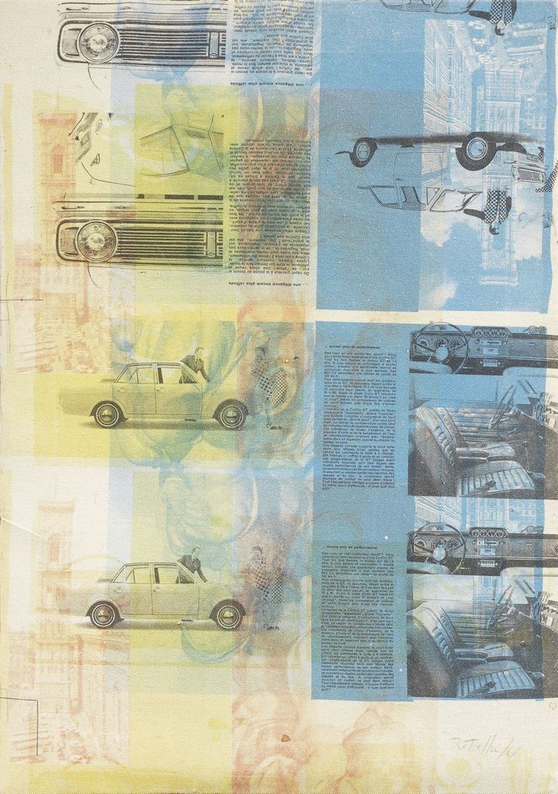 Mimmo Rotella - Senza Titolo
