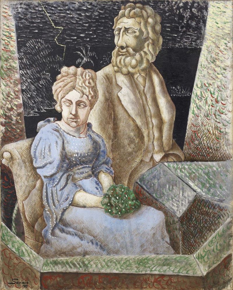 Alberto Savinio - Senza Titolo - Figure