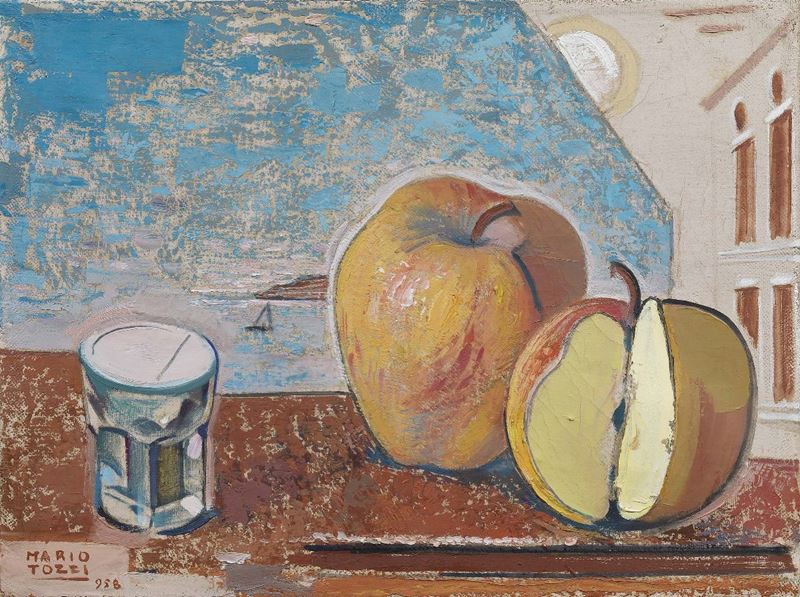 Mario Tozzi - Composizione con Mele