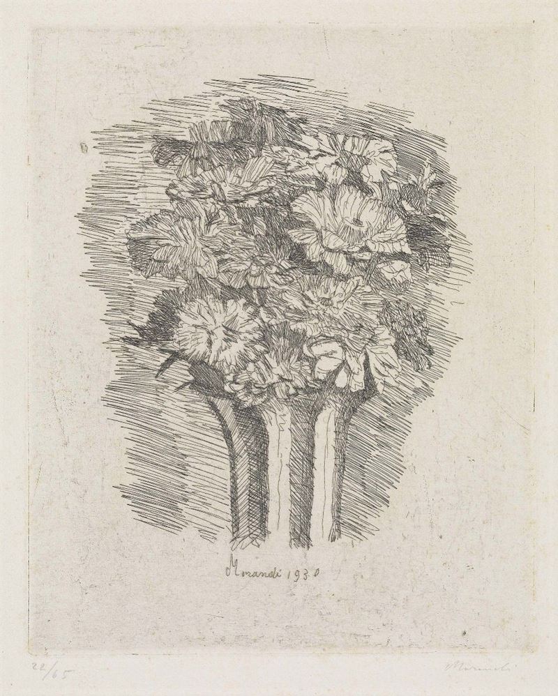 Giorgio Morandi - Zinnie