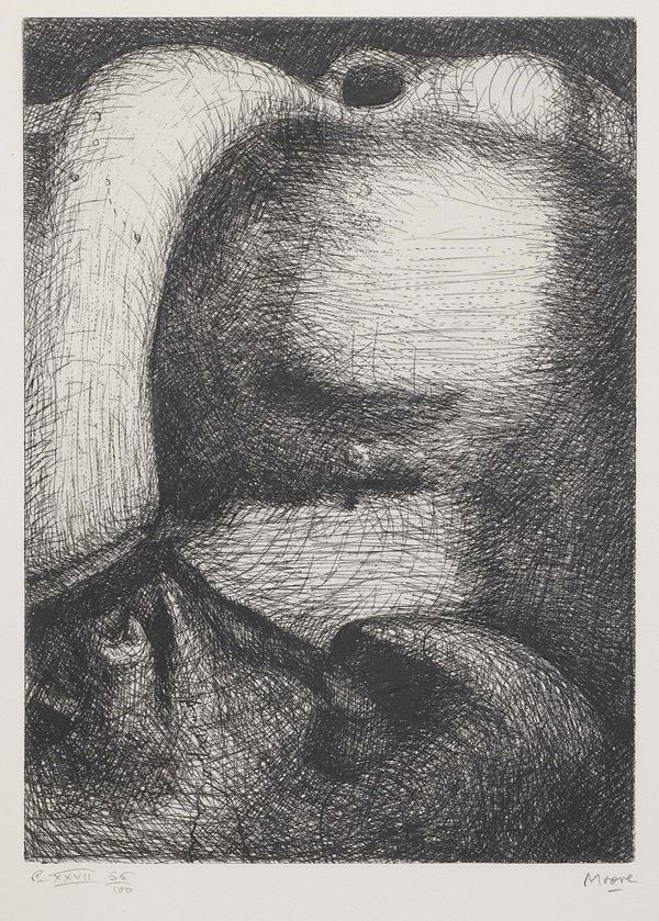 Henry Moore - Un'incisione e cinque manifesti