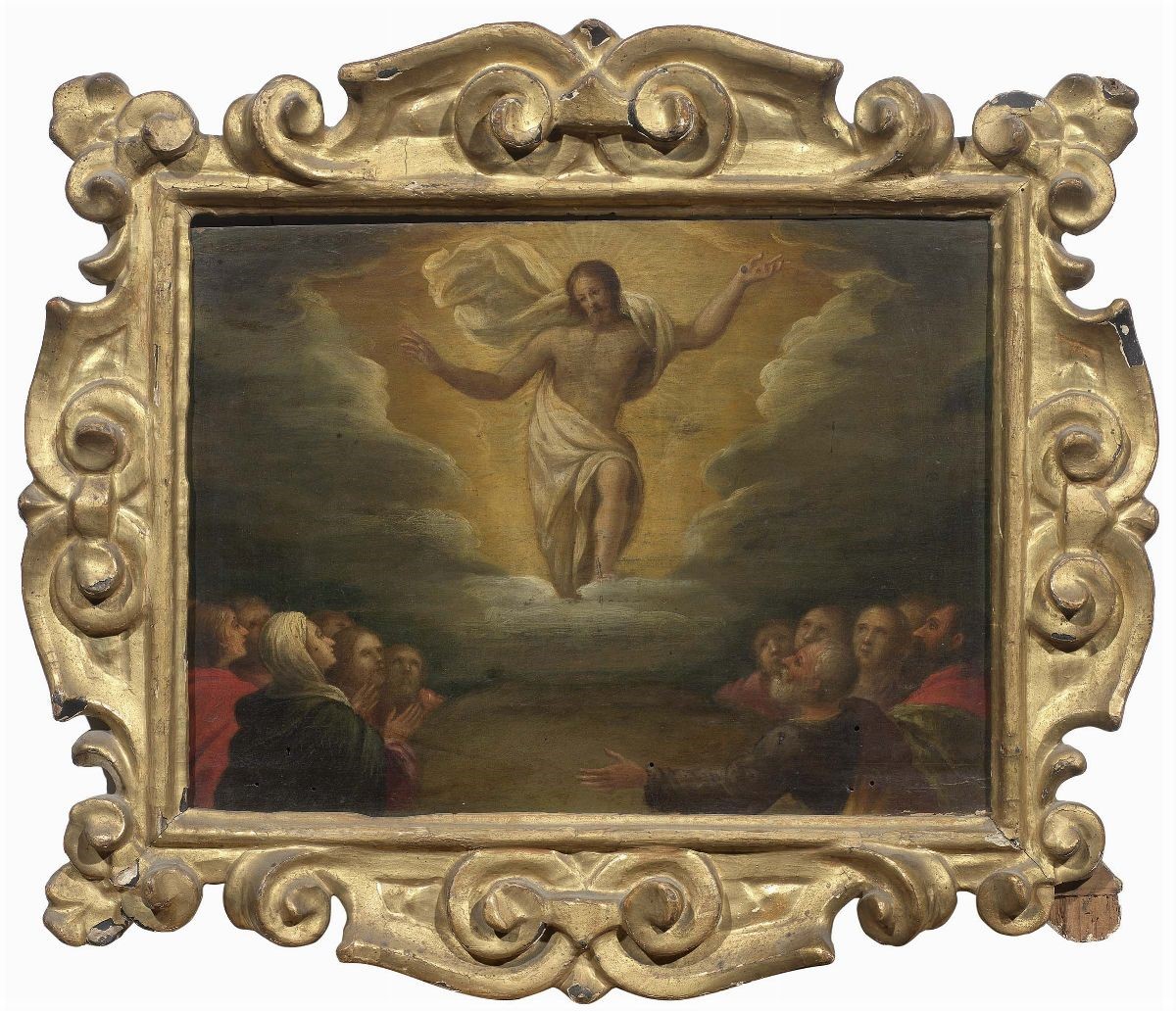 Scuola Bolognese Inizio del XVII Secolo - Sei Dipinti Raffiguranti «scene della Vita di Cristo e ...