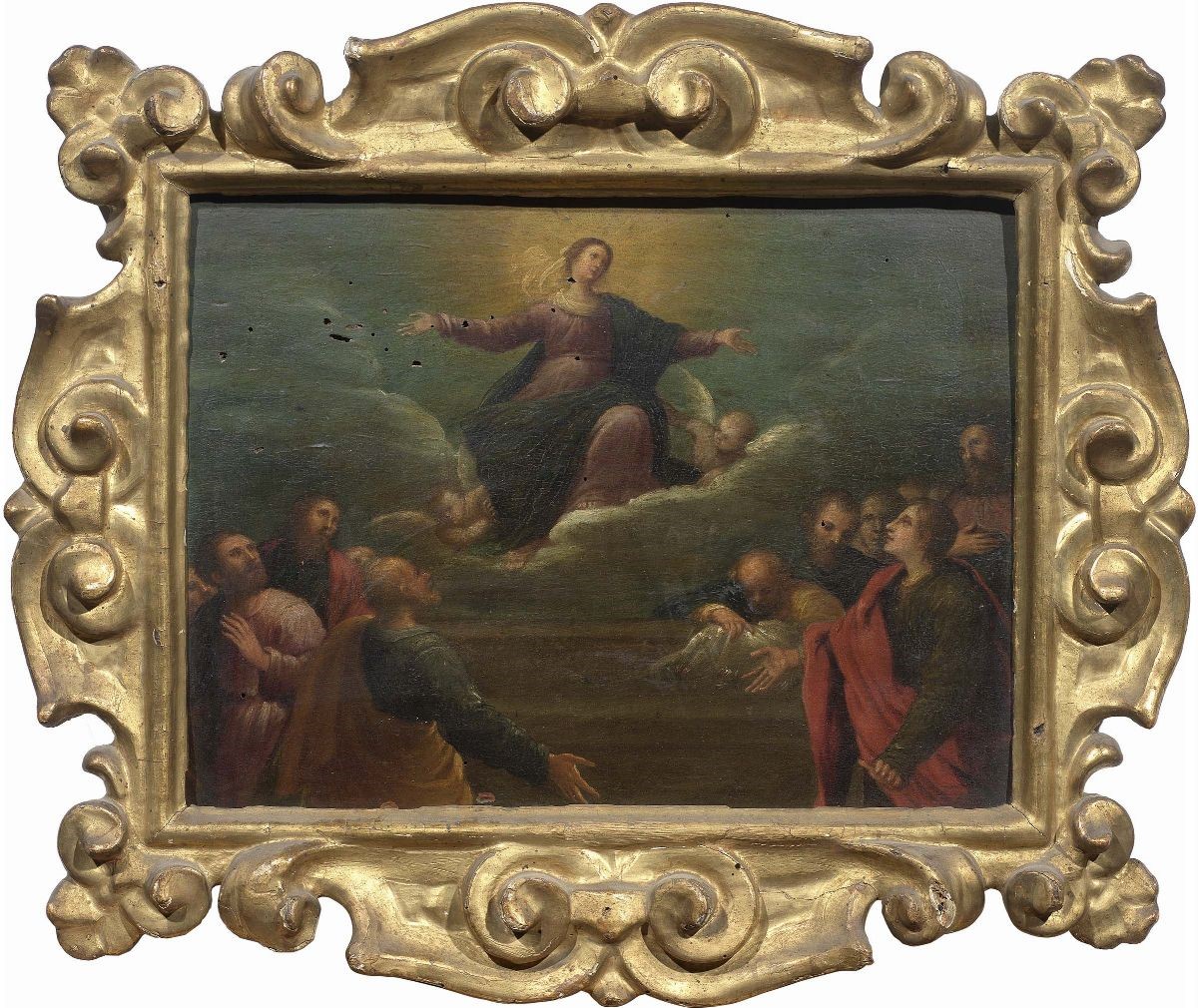 Scuola Bolognese Inizio del XVII Secolo - Sei Dipinti Raffiguranti «scene della Vita di Cristo e ...