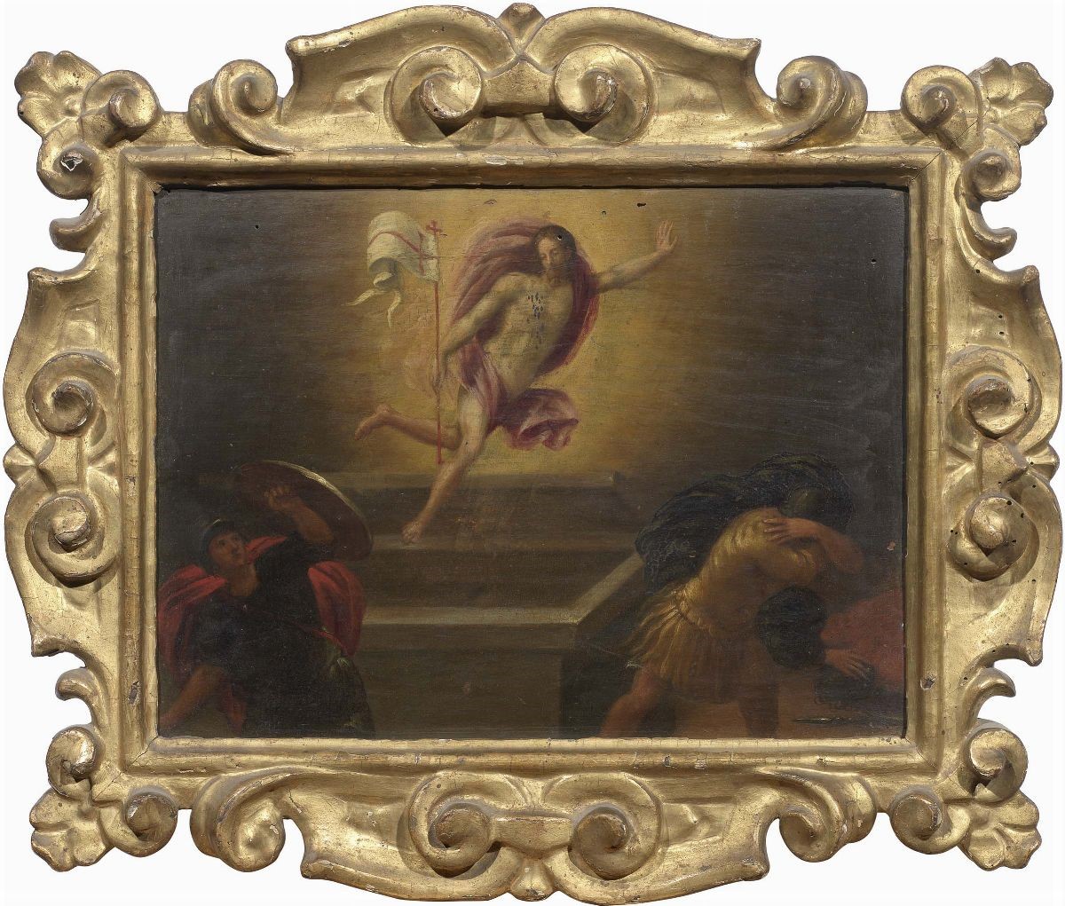 Scuola Bolognese Inizio del XVII Secolo - Sei Dipinti Raffiguranti «scene della Vita di Cristo e ...