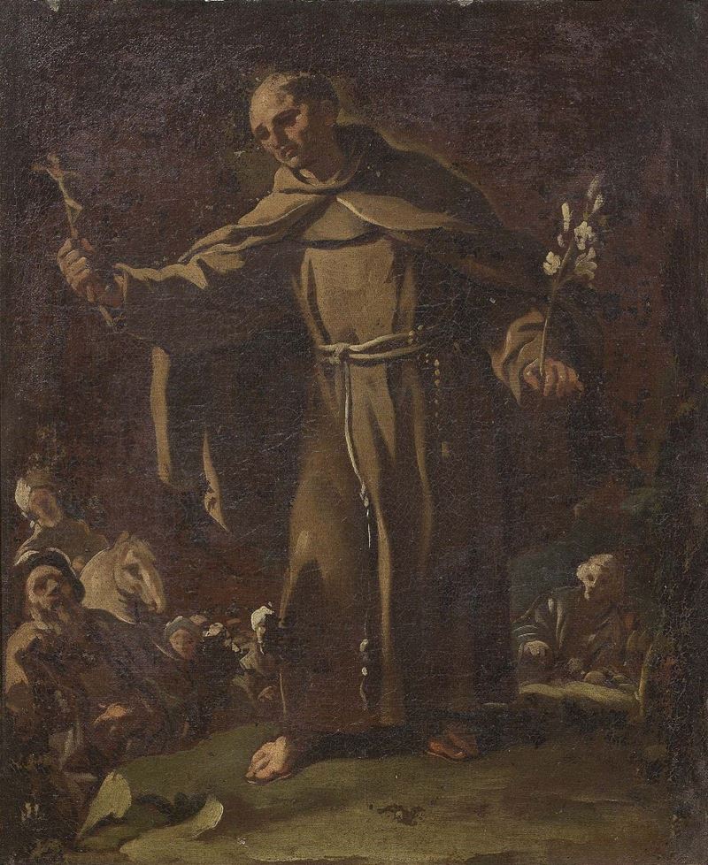 Luca Giordano - Predica di San Pietro D'alcantara