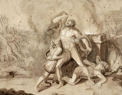 Due Disegni Neoclassici su Carta del XVIII Secolo