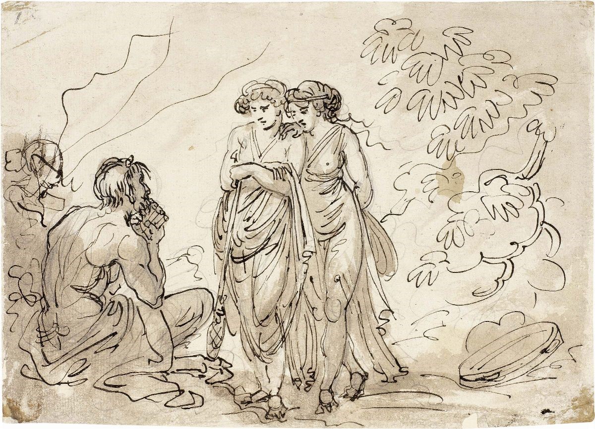 Due Disegni su Carta, XVIII Secolo