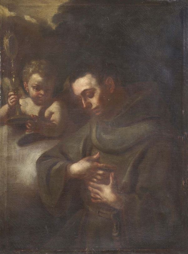 Francesco De Mura (bottega di) - Sant'Antonio riceve le stimmate