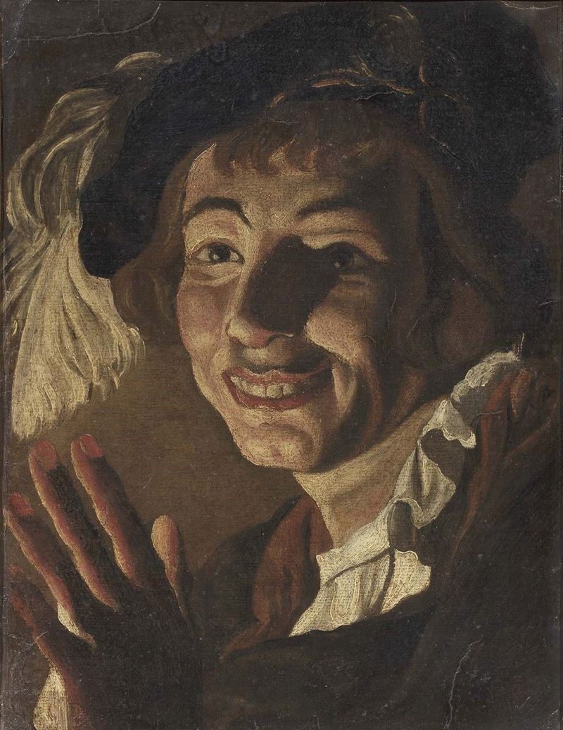 Matthias Stomer (bottega Di) - Ritratto di Giovane al Lume di Candela
