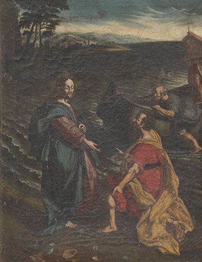 Cristo con San Pietro Pescatore