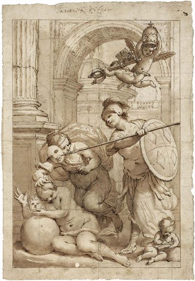 Quattro Disegni su Carta, XVII-XVIII Secolo