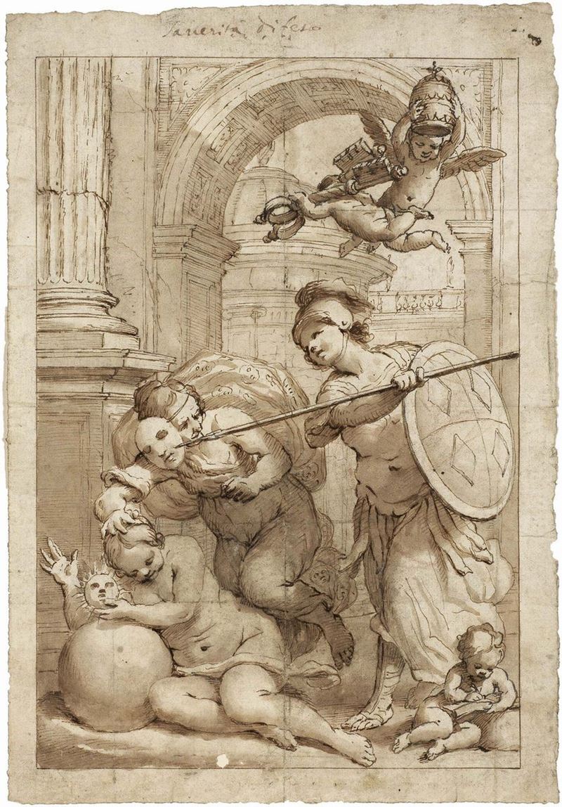 Quattro Disegni su Carta, XVII-XVIII Secolo