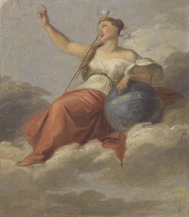 Scuola Neoclassica Inizio del XVIII Secolo - Allegoria della Sapienza