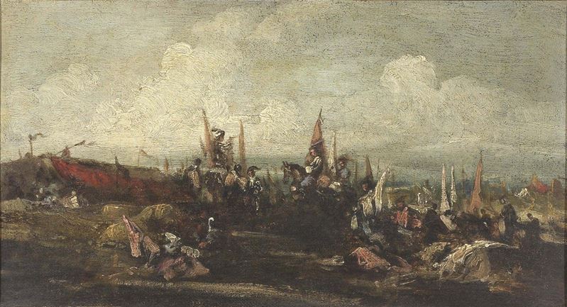 Eugenio Lucas - Accampamento di Armati