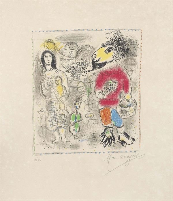 Marc Chagall - Petit Paysans