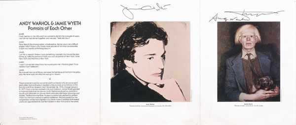 Andy Warhol - Andy Warhol & Jamie Wyeth, Portraits of Each Other