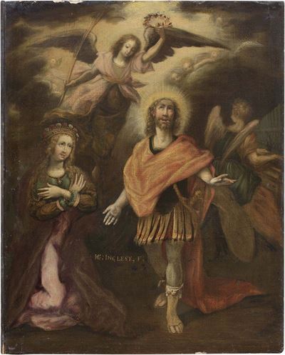 Santo Guerriero e Santa Cecilia