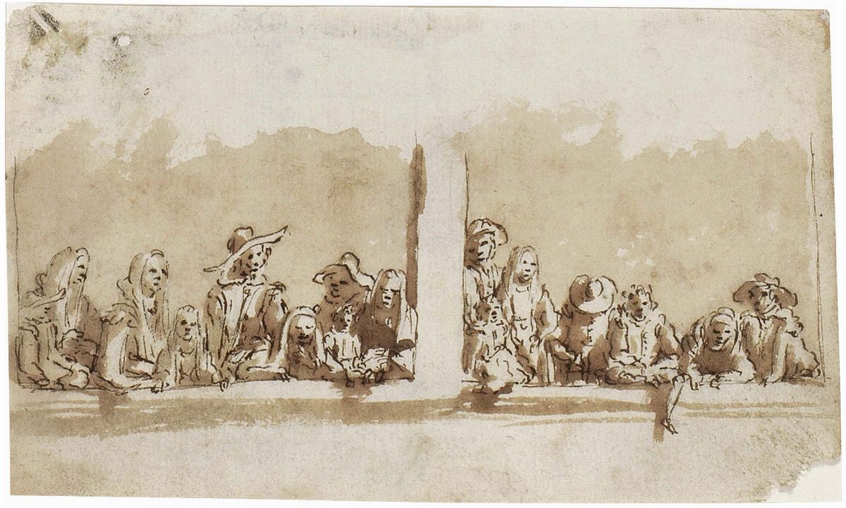 Quattro Disegni su Carta, XVII- XVIII Secolo