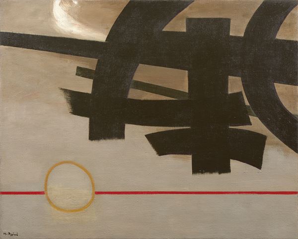 Mauro Reggiani : Composizione  (1959)  - Olio su tela - Auction MODERN ART - II - Casa d'aste Farsettiarte