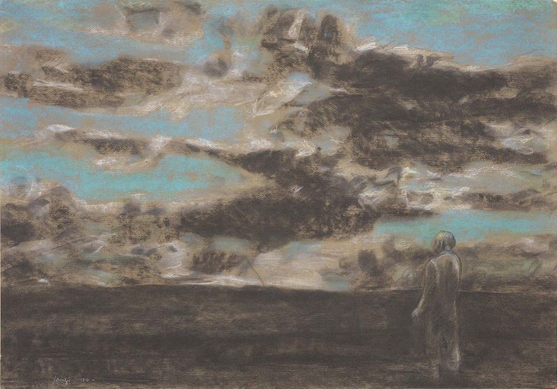 Giuliano Vangi - Figura nel Paesaggio