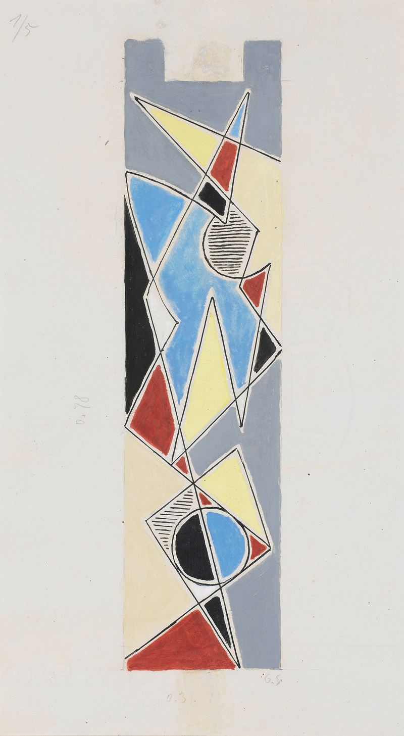 Gino Severini - Composizione Astratta