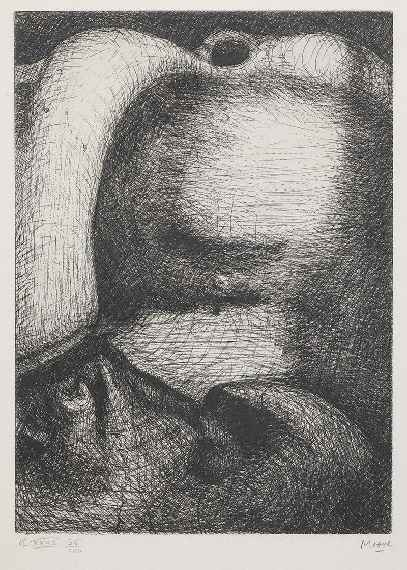 Henry Moore - Un'incisione e Cinque Manifesti