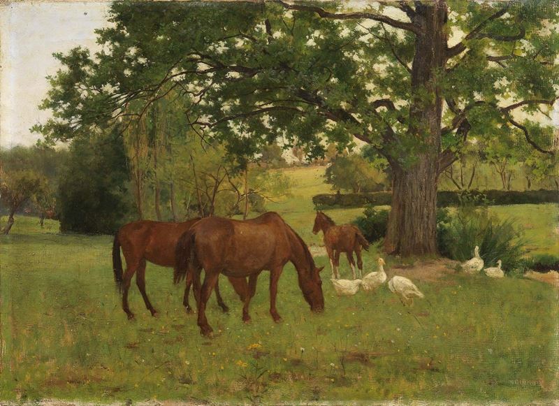 Arthur Lemon - Cavalli al Pascolo