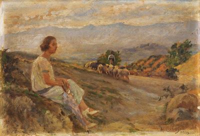 Paesaggio con Figura