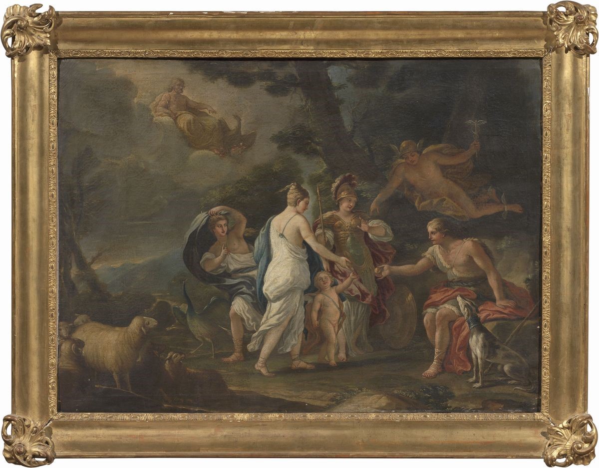 Scuola Francese del XVIII Secolo - «arianna e Bacco» e «giudizio di Paride»