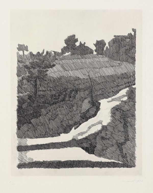 Giorgio Morandi - Paesaggio di Grizzana