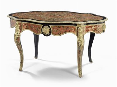 Tavolo in Stile Boulle