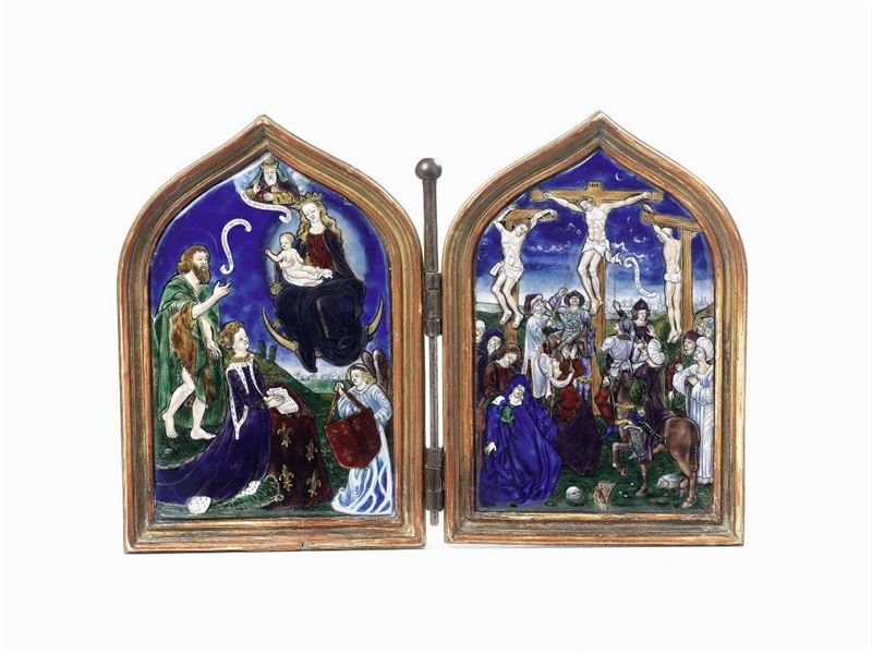 Dittico in Smalto di Limoges