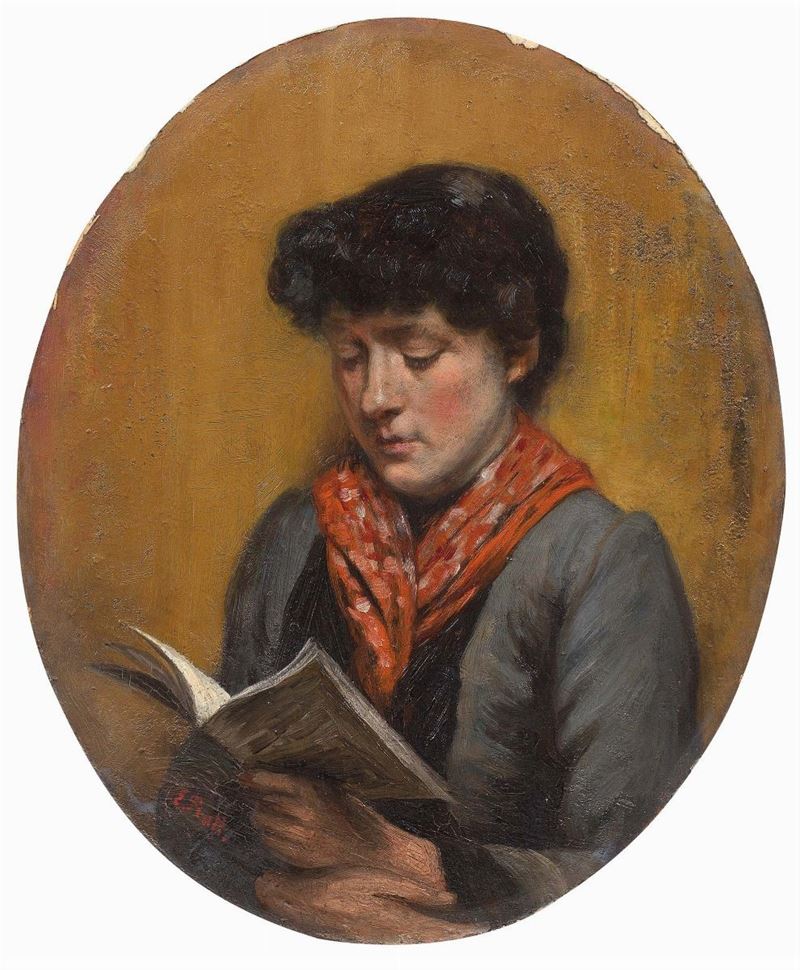 Eugenio Prati. - Ritratto di Fanciulla