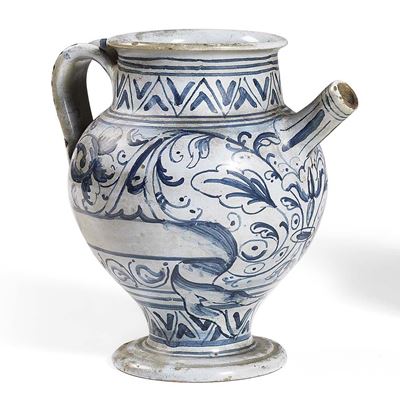 Orciuolo in Maiolica Policroma