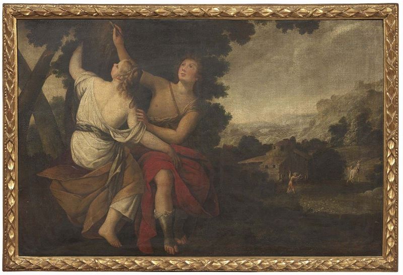 Scuola Bolognese del XVII Secolo - Venere e Adone
