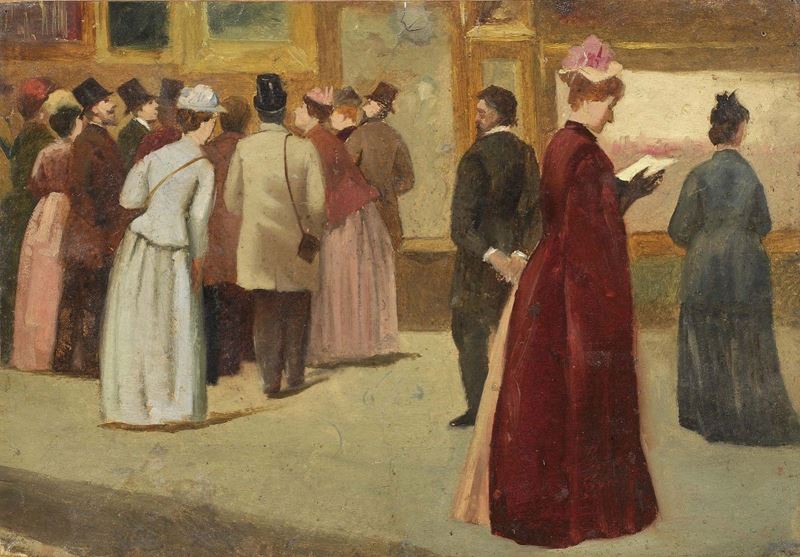 Ignoto del XIX Secolo - Visita al Museo