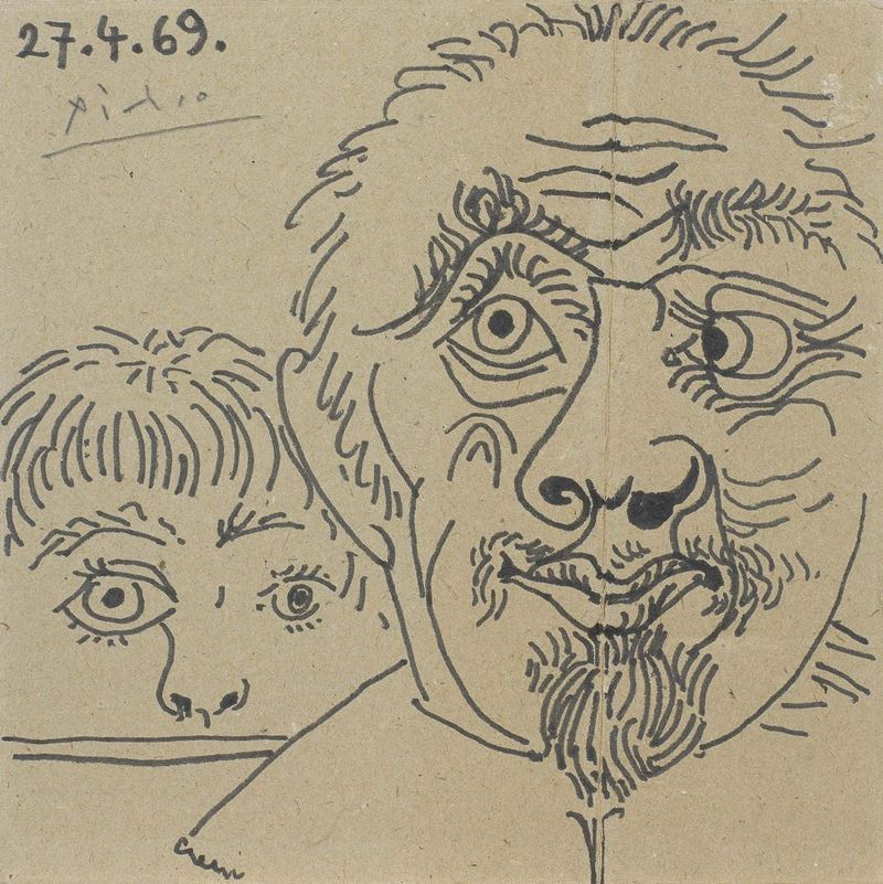 Pablo Picasso - Deux Têtes