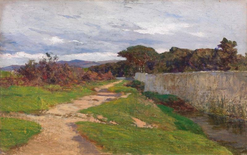 Adolfo Tommasi - Paesaggio Autunnale