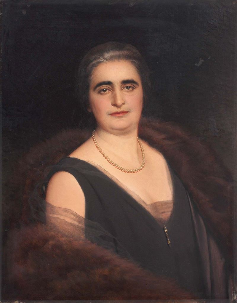 Vittorio Corcos - Ritratto della Signora Beatrice Vicchi