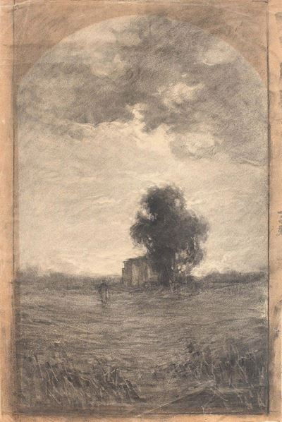 Paesaggio con Figure e Colonica