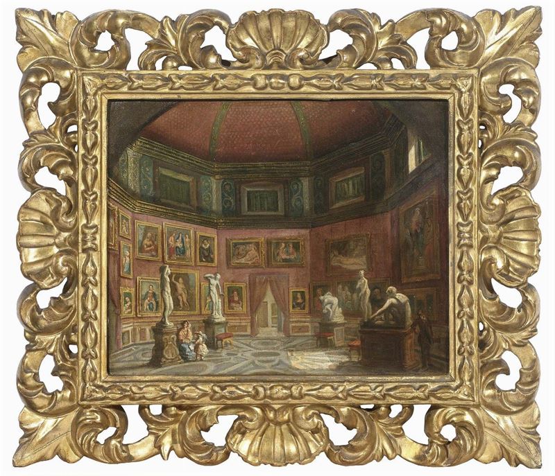 Luigi Bigazzi (attr. A) - La Tribuna degli Uffizi