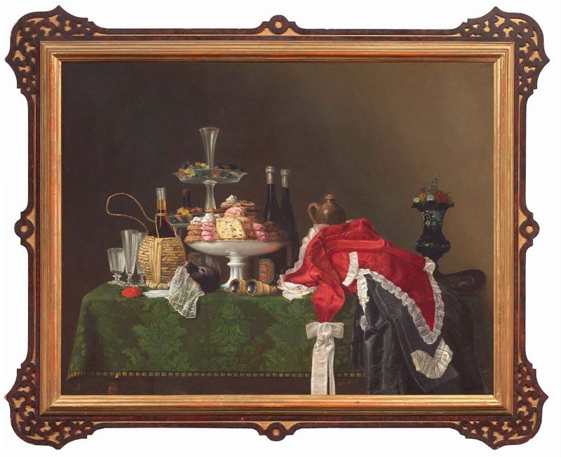 Felice Aldi - Coppia di Nature Morte