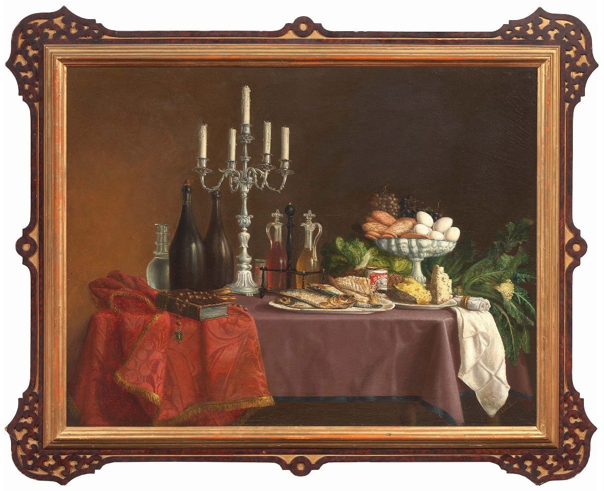 Felice Aldi - Coppia di Nature Morte